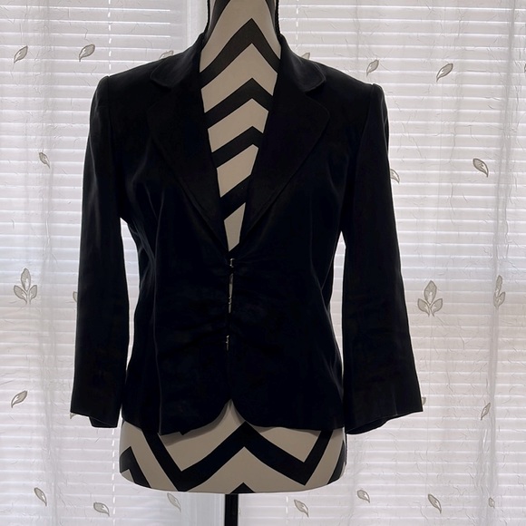 Worthington Jackets & Blazers - Worthington Linen Black Blazer Size 10